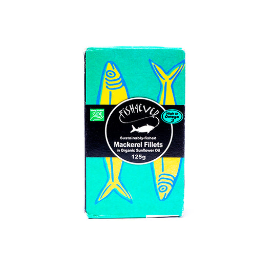 Fish4Ever - Mackerel Fillets In Sunflower Oil 125g