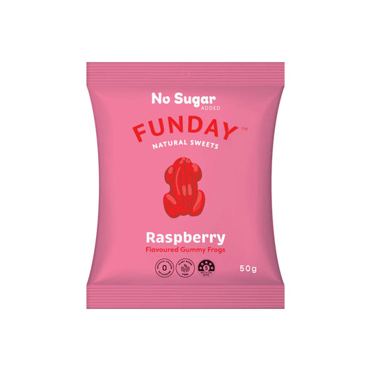 Funday - Raspberry Frogs 50g
