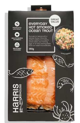 Harris Smokehouse - ED Hot Smoked Ocean Trout 150g