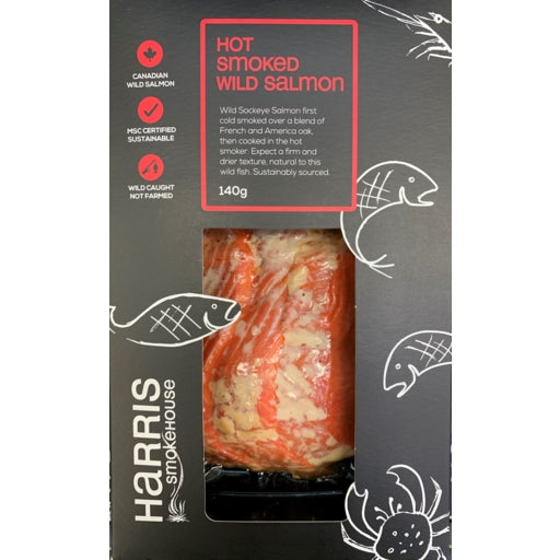 Harris Smokehouse - Hot Smoked Wild Salmon 140g