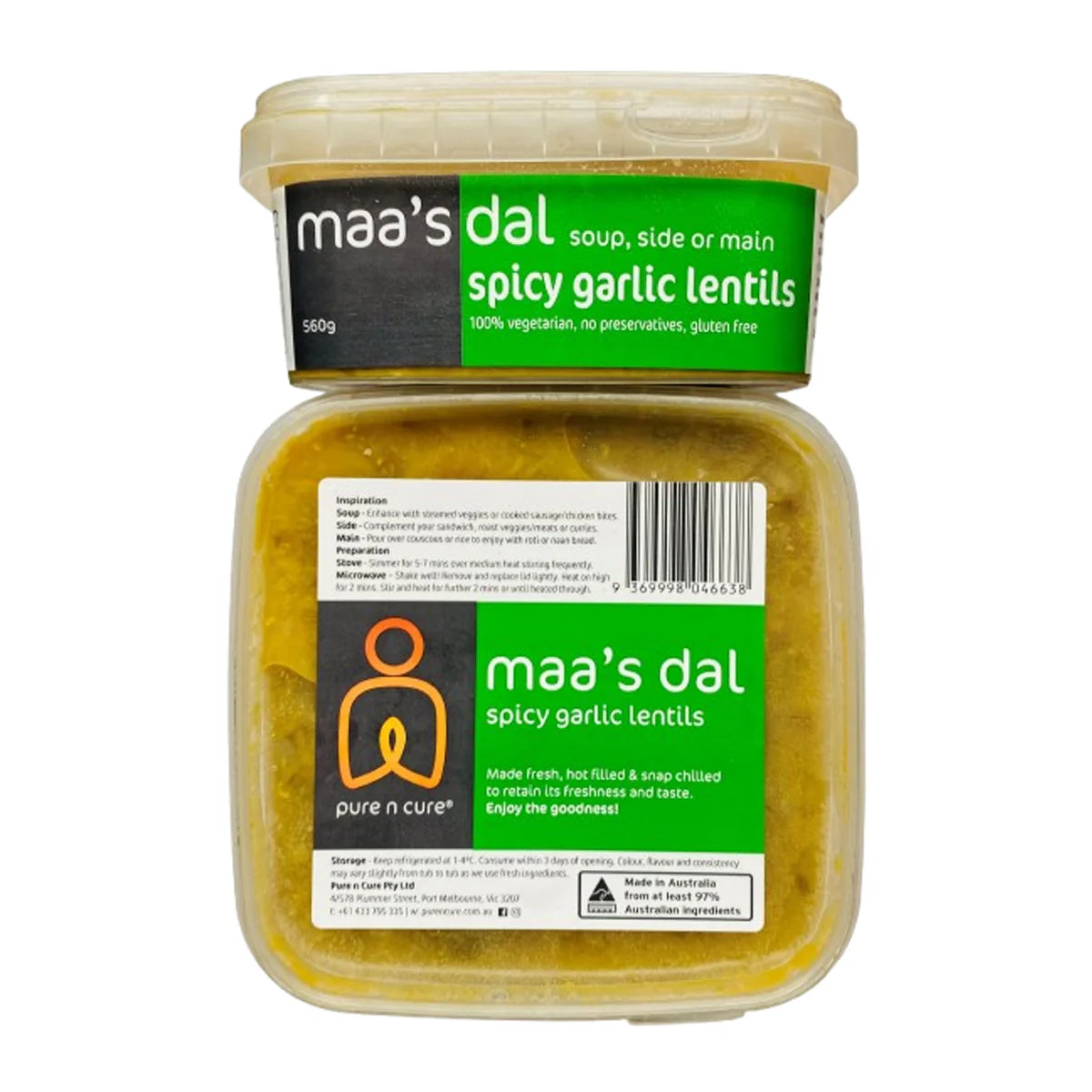 Maa's - Daal Spicy Garlic 560g