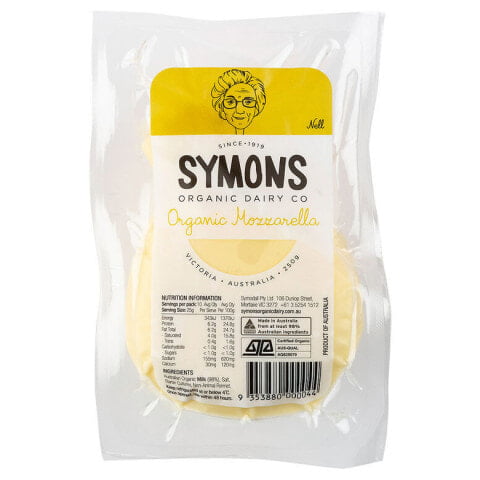Symons Organic - Mozzarella Organic 250g