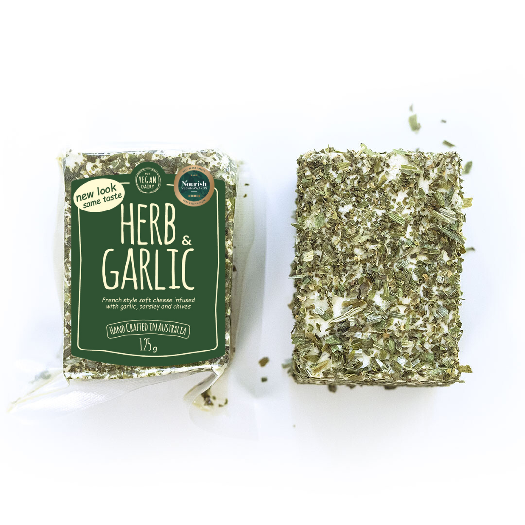 The Vegan Dairy - Herb & Garlic 125g