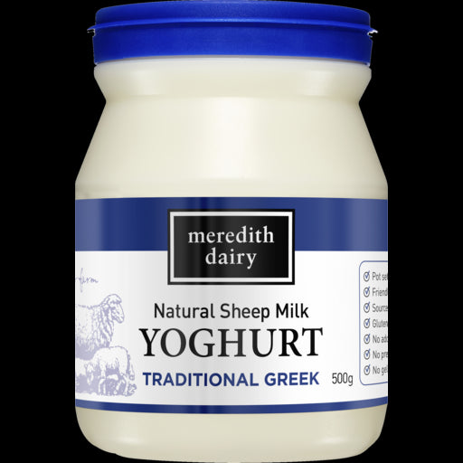 Meredith Dairy - Blue Label Yoghurt 500g