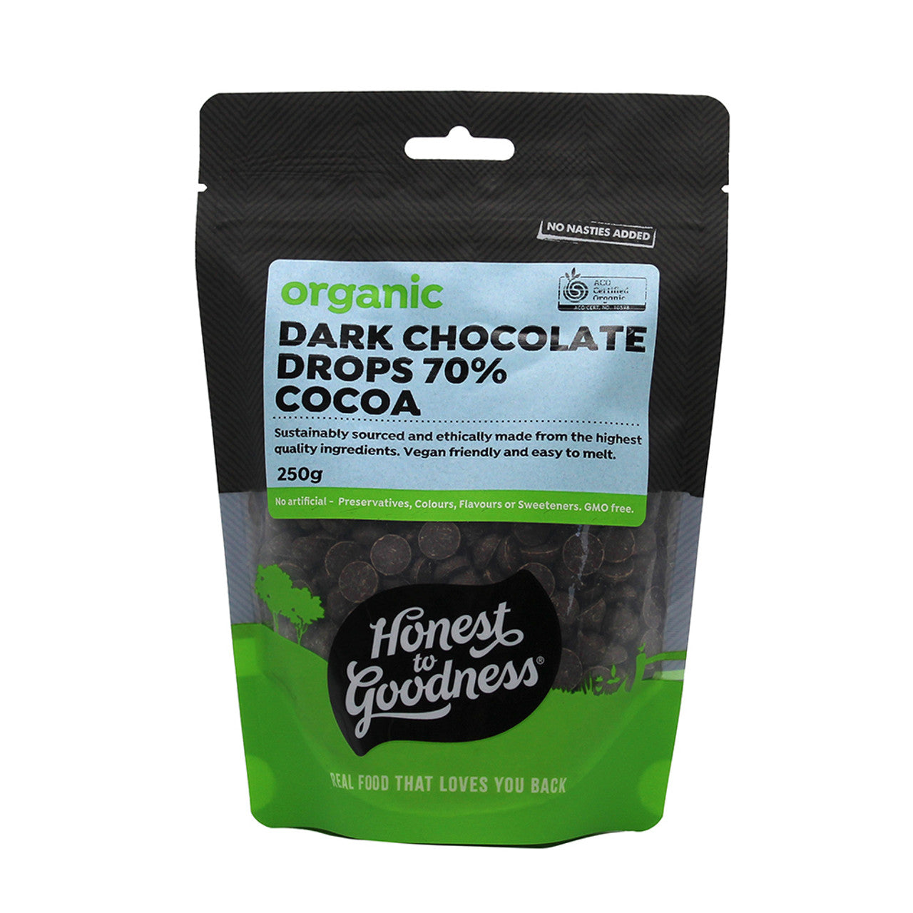 Honest To Goodness - Dark Chocolate Drops 70% Cocoa 1kg