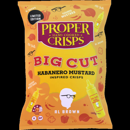 Proper Crisps - Habanero Mustard 140g