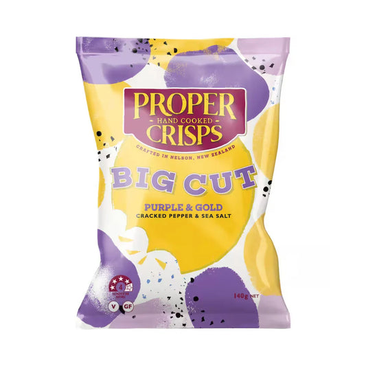 Proper Crisps - Big Cut Purple & Gold 140g