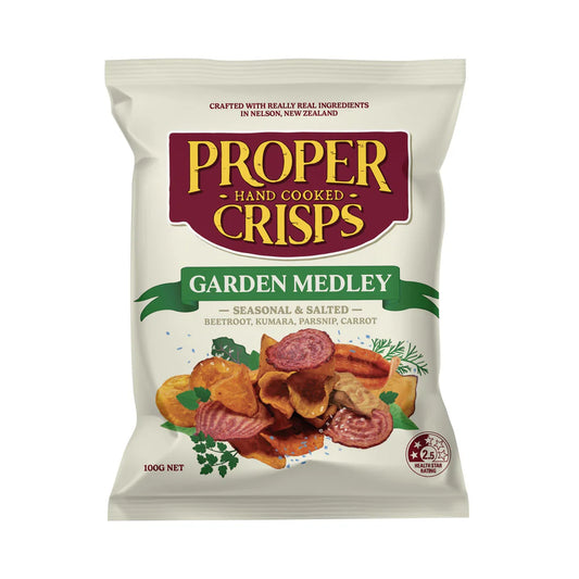 Proper Crisps - Garden Medley 100g