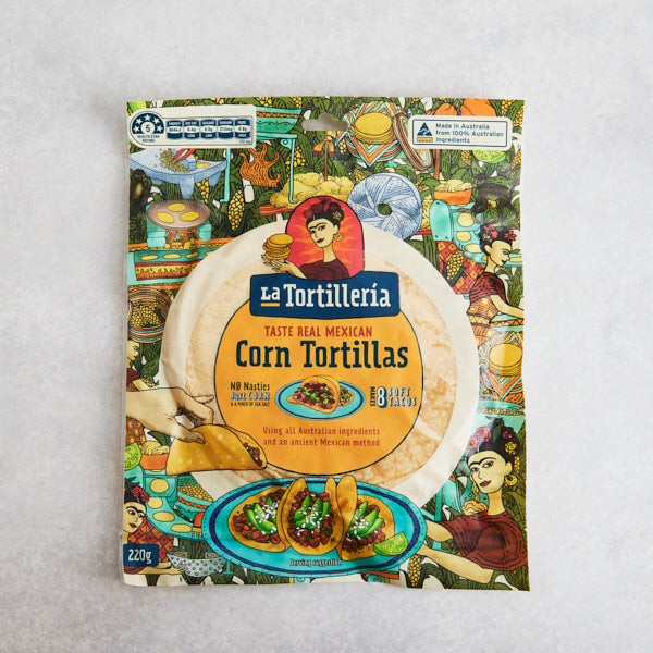 La Tortilleria - Corn Tortillas 8-pack 220g