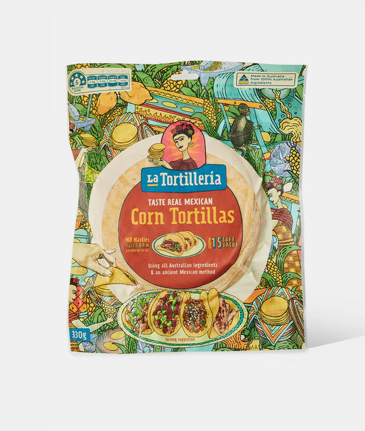 La Tortilleria - Corn Tortillas 15 Pack 330g