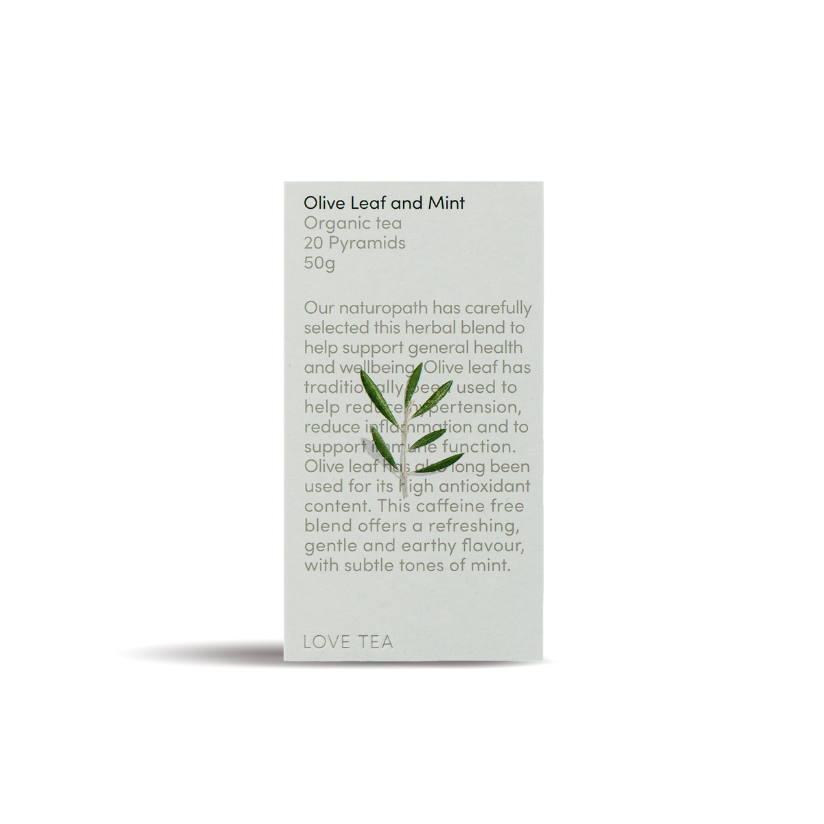 Love Tea - Olive Leaf & Mint 20 bags 60g