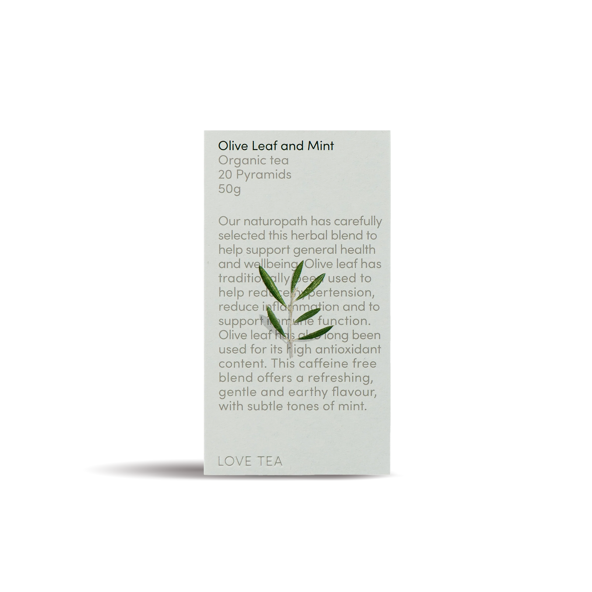 Love Tea - Olive Leaf & Mint 20 bags 60g