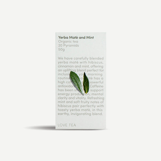 Love Tea - Yerba Mate & Mint Pyramids 20g