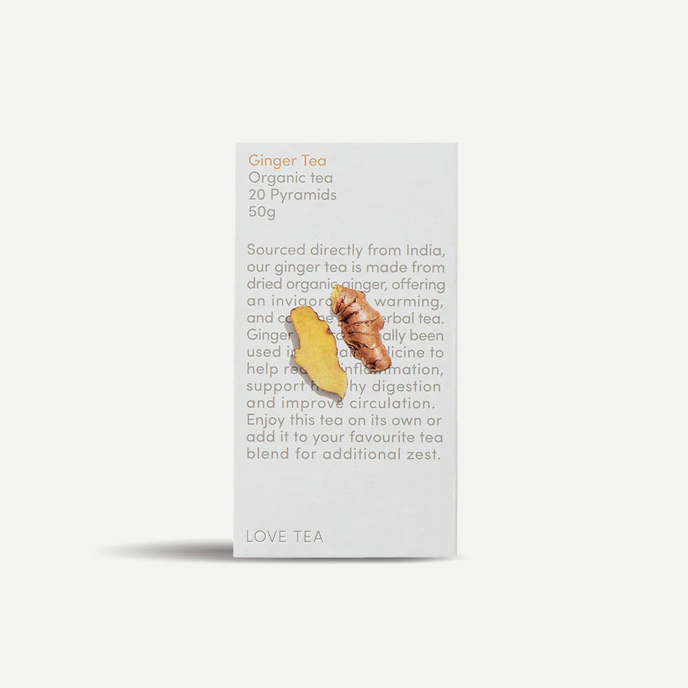 Love Tea - Ginger Pyramids 20pk 50g