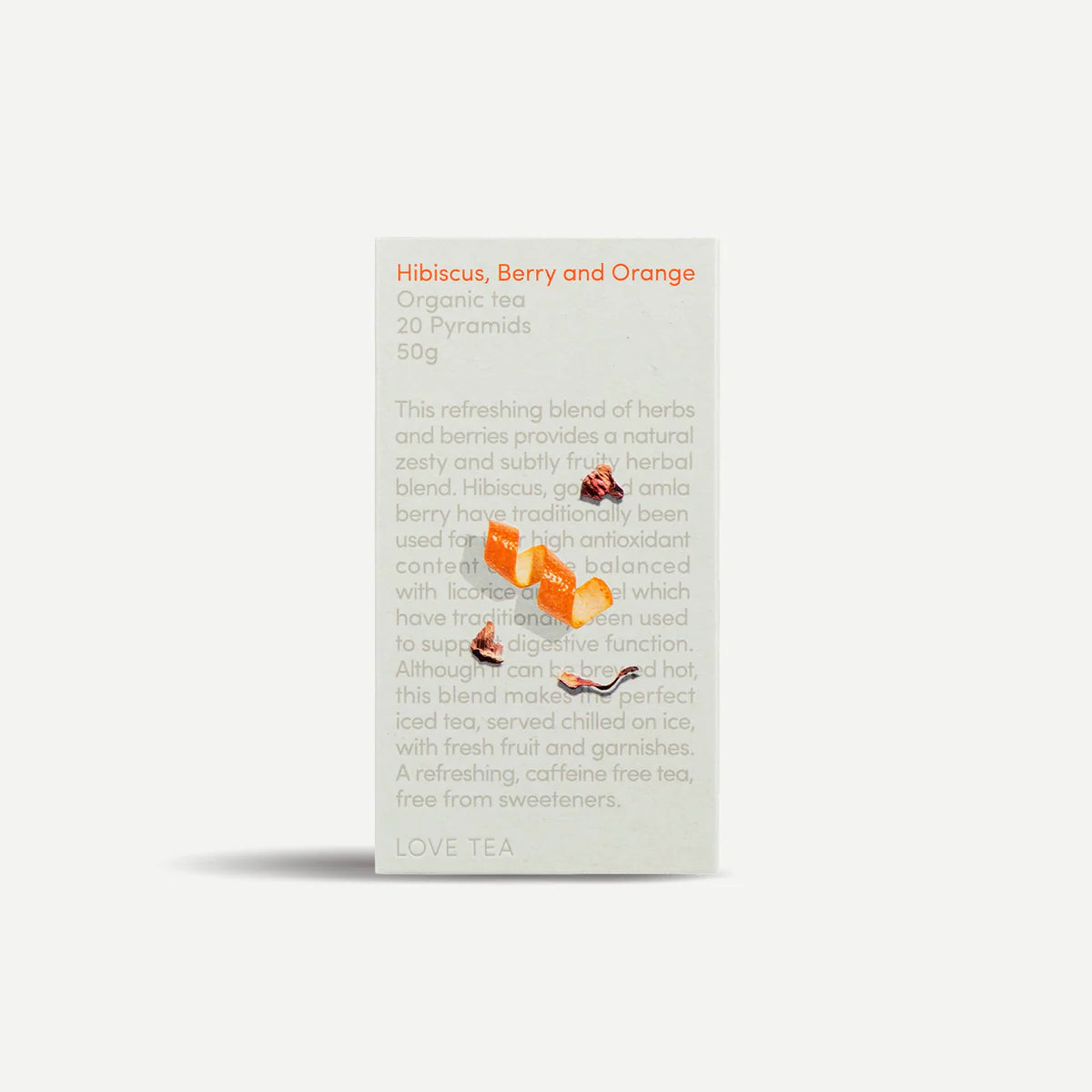 Love Tea - Hibiscus, Berry And Orange 20 Pyramids 50g