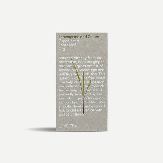 Love Tea - Lemongrass Ginger Loose Leaf 75g