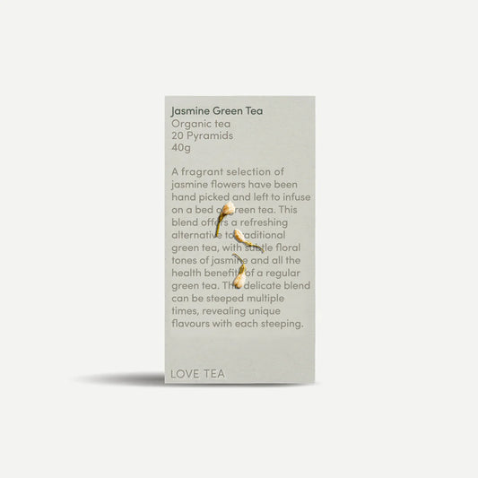 Love Tea - Jasmine Green 20 Pyramids bags 40g