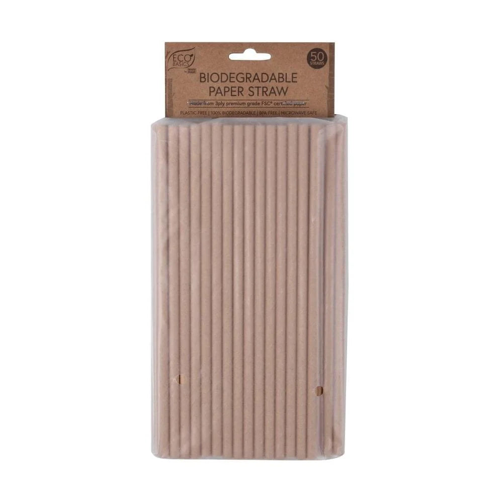 White Magic Eco Basics - Paper Straws 50pk