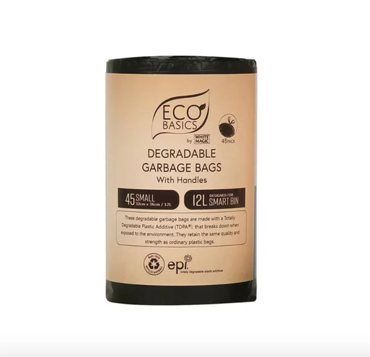 White Magic Eco Basics - Garbage Bags Small 45 bags 12lt