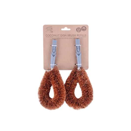 White Magic Eco Basics - Coconut Dish Brush Refills 2Pk