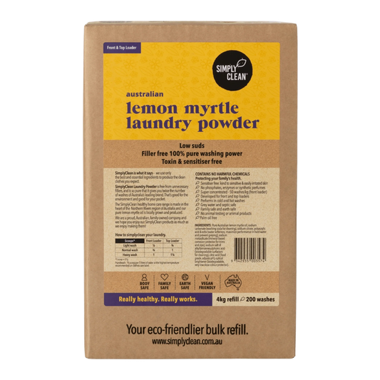 Simply Clean - Lemon Myrtle Laundry Powder 4kg