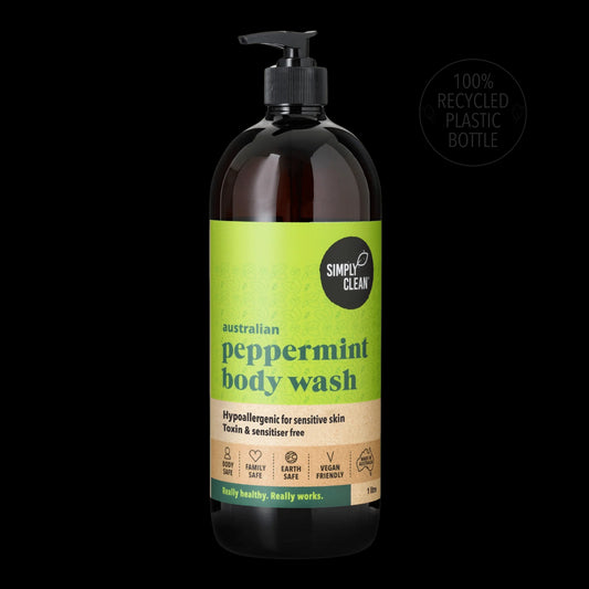 Simply Clean - Australian Peppermint Body Wash 1lt