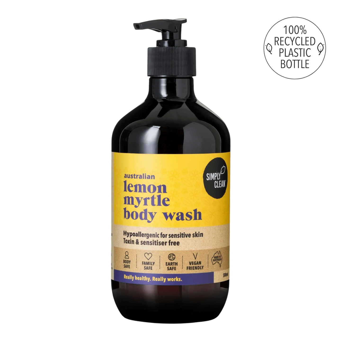 Simply Clean - Lemon Myrtle Body Wash 500ml