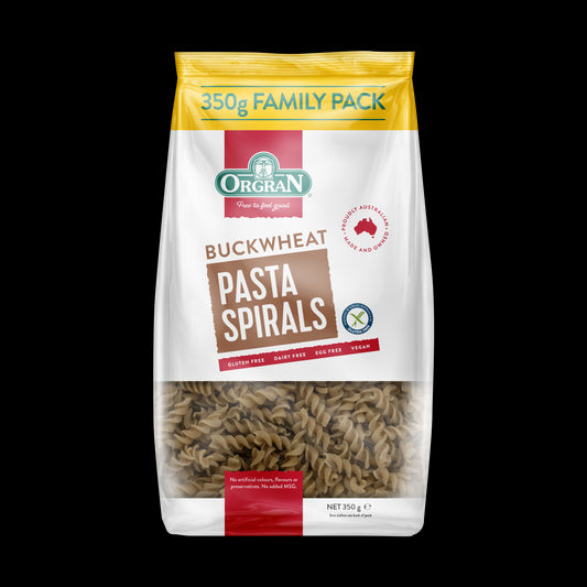 Orgran - Gluten Free Pasta Buckwheat Spirals 350g