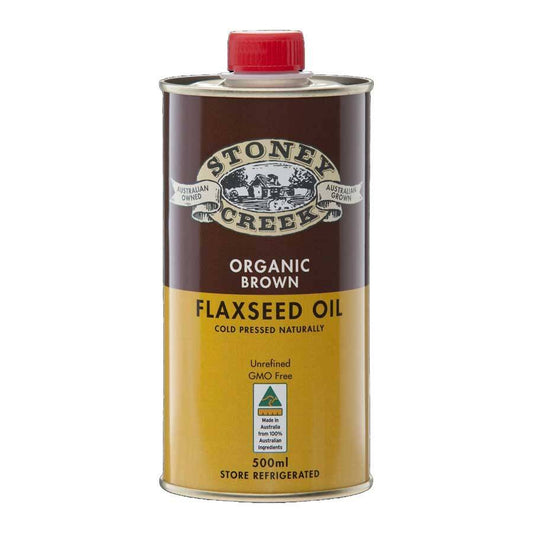 Stoney Creek - Organic Brown Flaxseed Oil 500ml