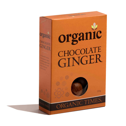 Organic Times - Chocolate Ginger 150g