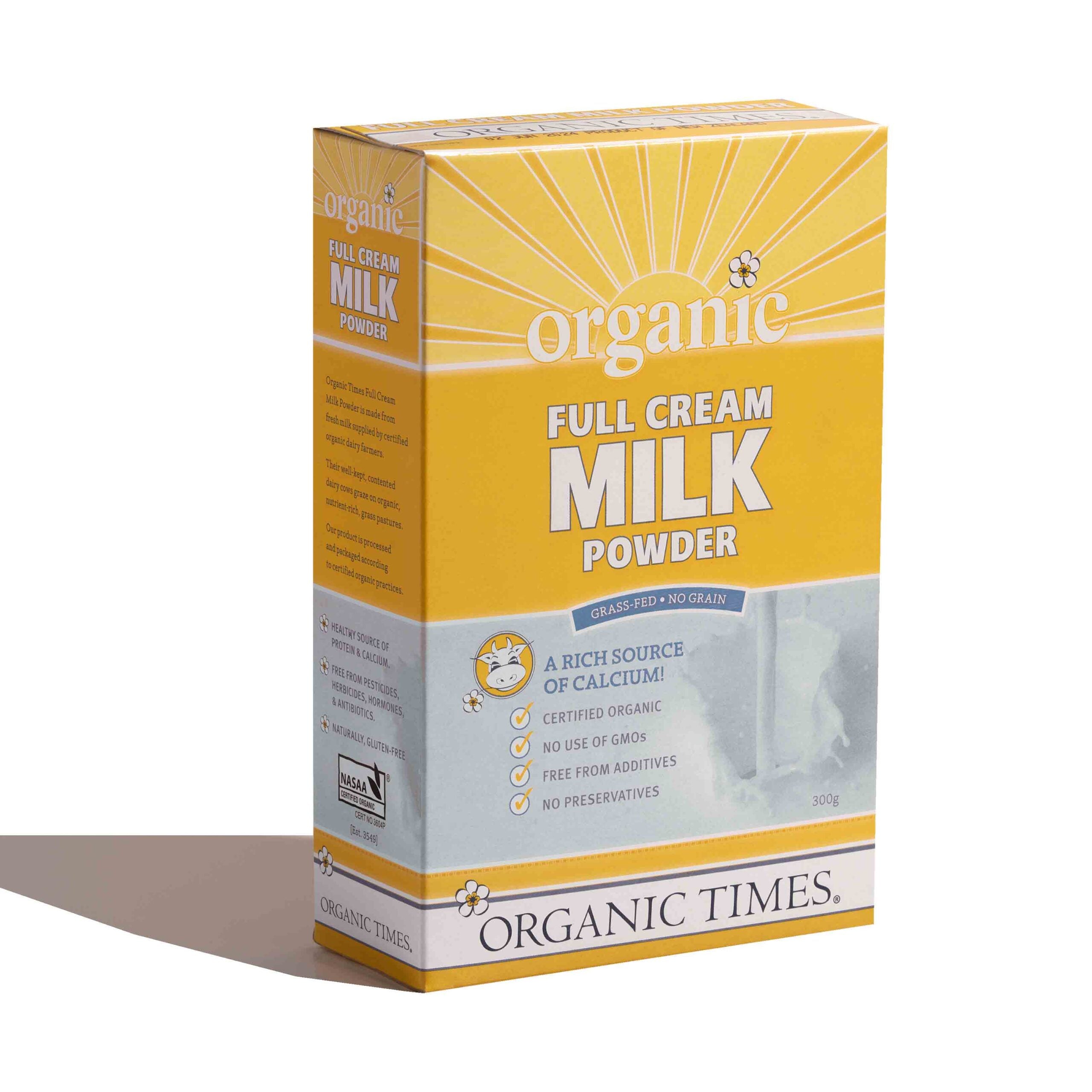 Time Powder Organic Times - Full Cream Milk Powder 300g – Wholefoods Australia