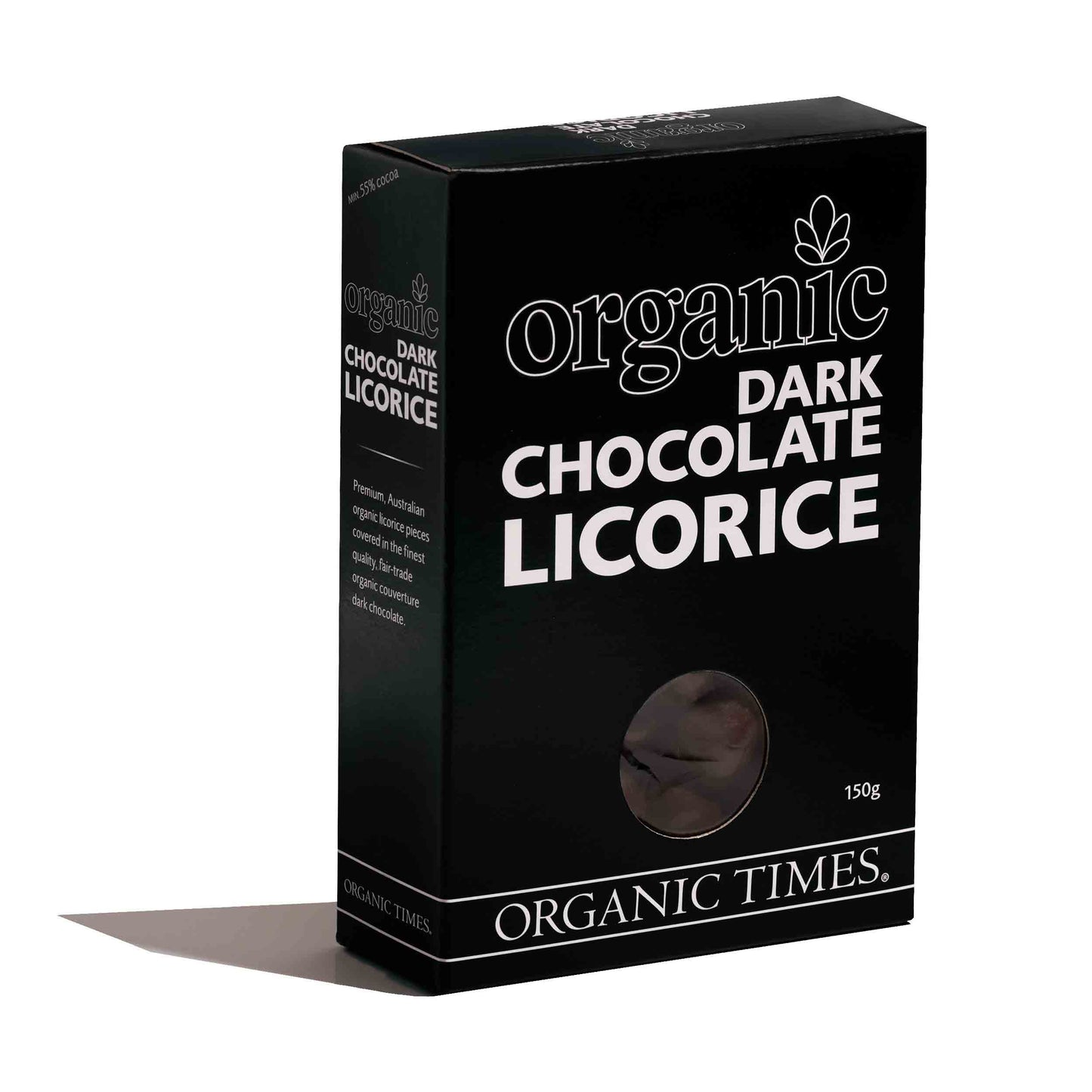Organic Times - Dark Chocolate Licorice 150g