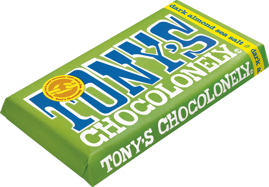 Tony's Chocolonely - Dark Almond Sea Salt 180g