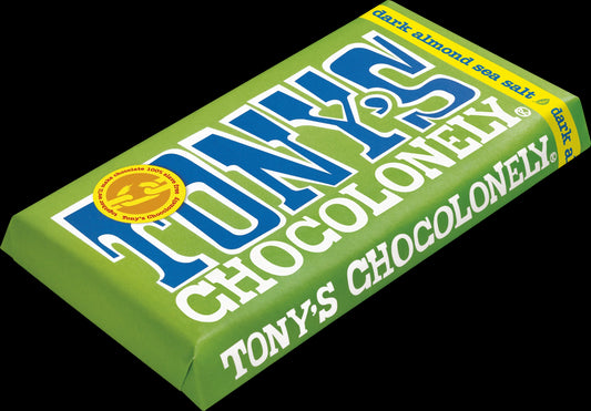 Tony's Chocolonely - Dark Almond Sea Salt 180g