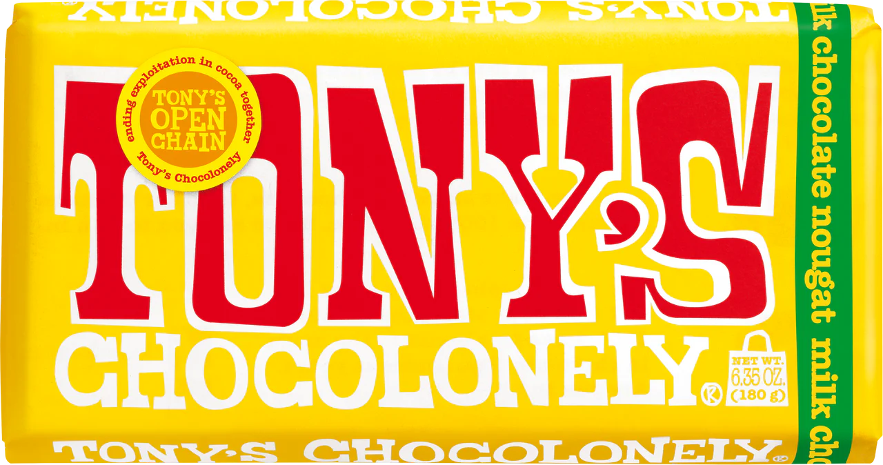 Tony's Chocolonely - Choc Milk Choc Nougat 180g
