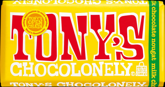 Tony's Chocolonely - Choc Milk Choc Nougat 180g