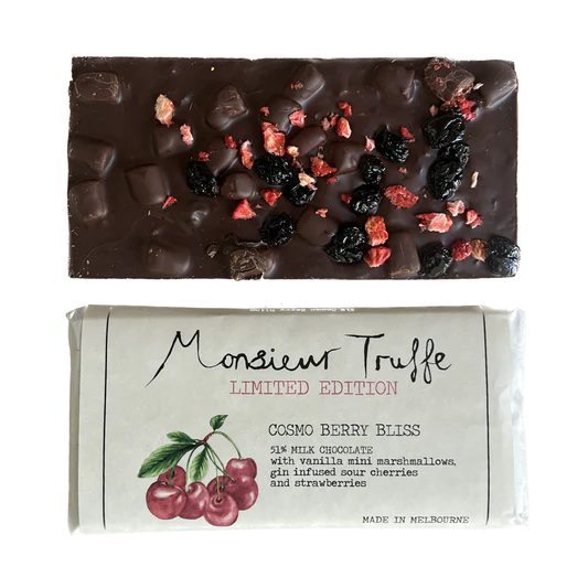 Monsieur Truffe - Milk 51% Cherry Bliss 90g