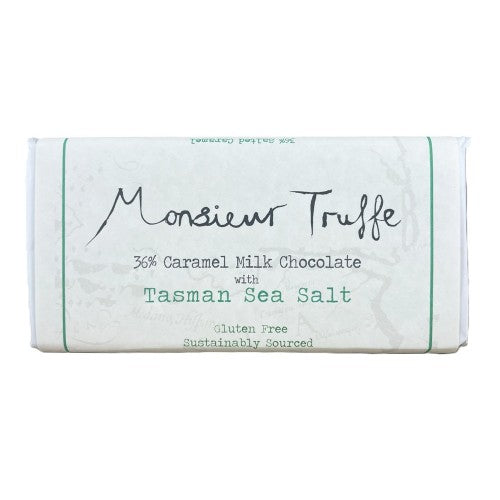 Monsieur Truffe - Caramel Sea Salt 36% Milk Chocolate 90g