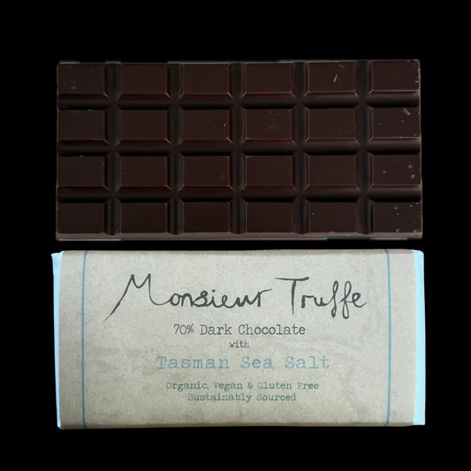 Monsieur Truffe - Dark 70% Tasman Salt 80g