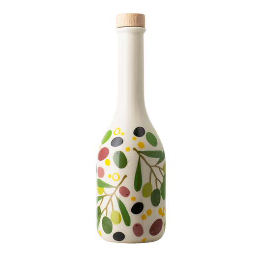 Mount Zero - Art Series Olives Refillable Ceramic Extra Virgin Olive Oil 450ml