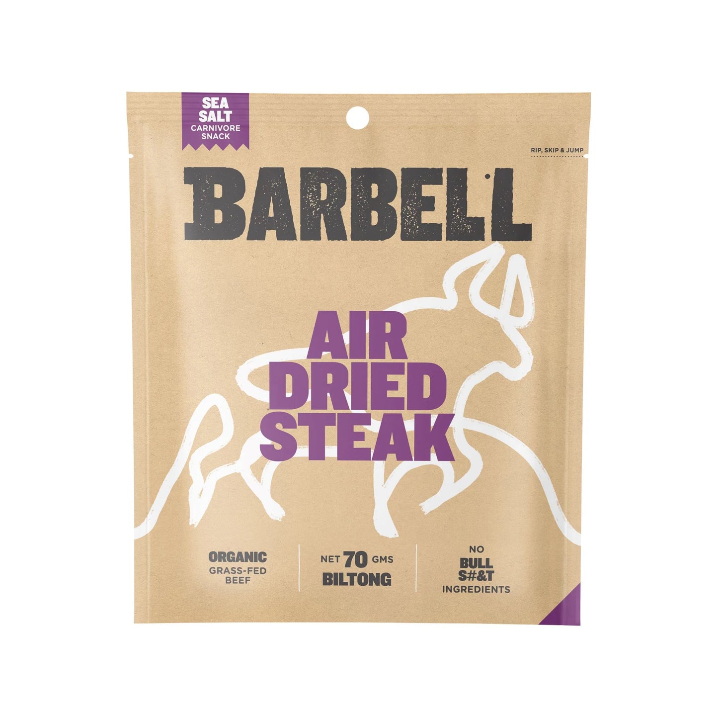 Barbell - Sea Salt Steak (jerky) 70g