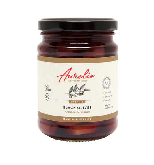 Aurelio - Black Olives Fennel 240g
