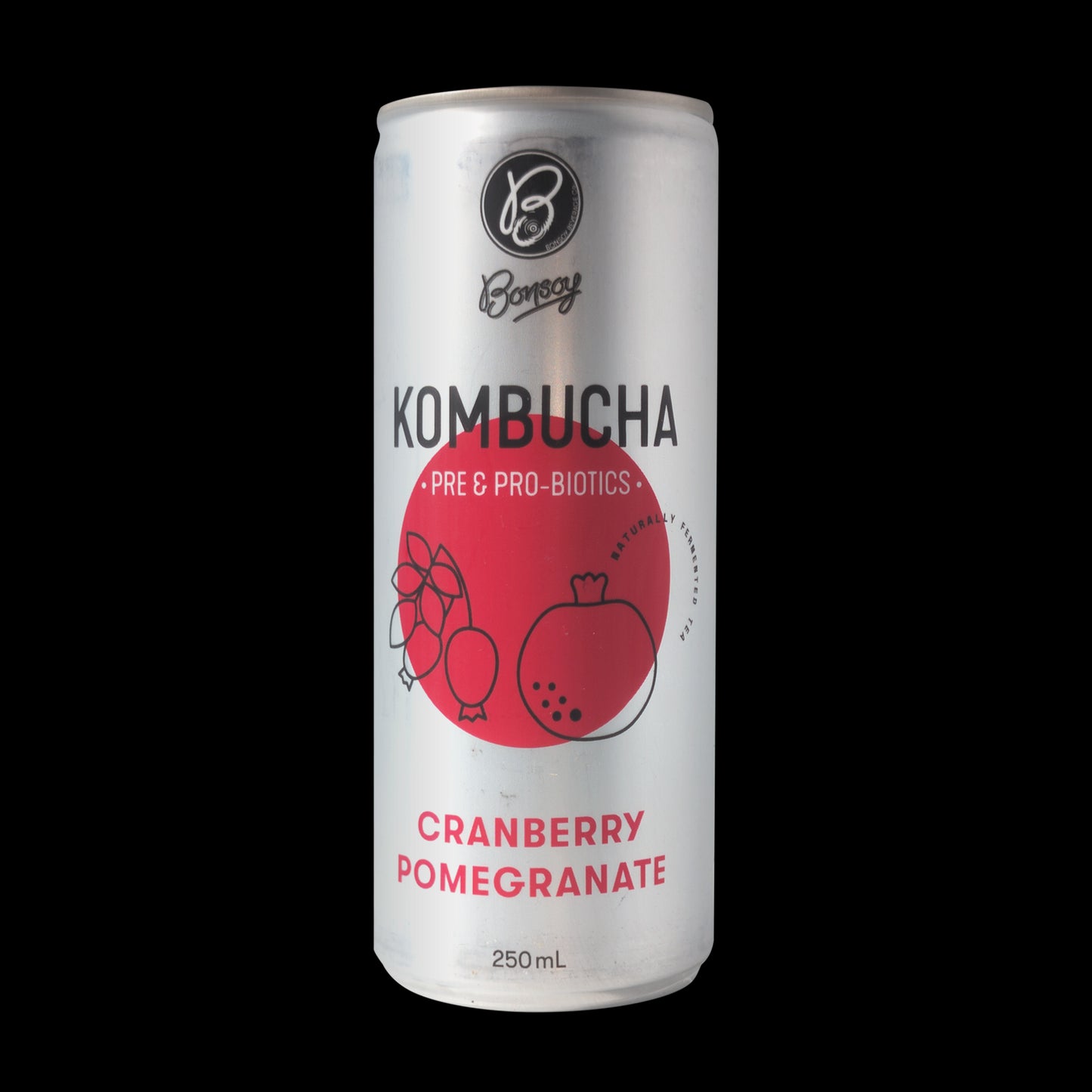 Bonsoy - Cranberry Pomegranate Kombucha 250m