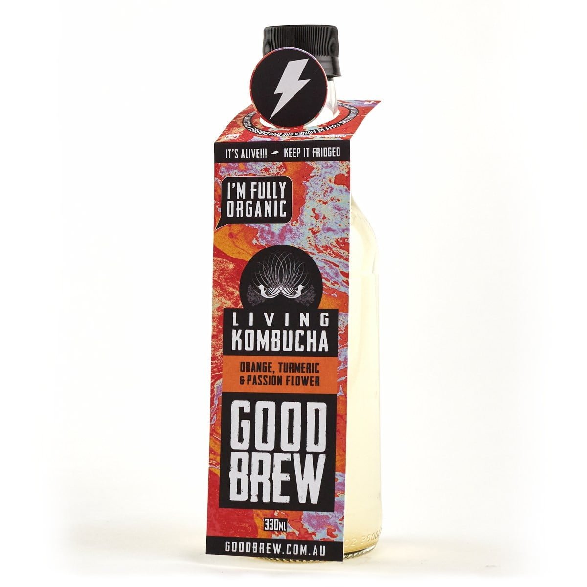 Good Brew - Kombucha Orange Turmeric Passion Flower 330ml
