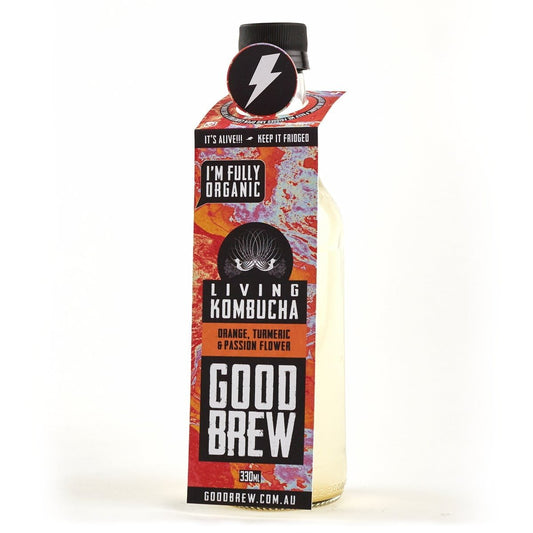 Good Brew - Kombucha Orange Turmeric Passion Flower 330ml