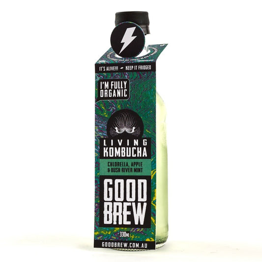Good Brew - Kombucha Chlorella Apple Mint 330ml