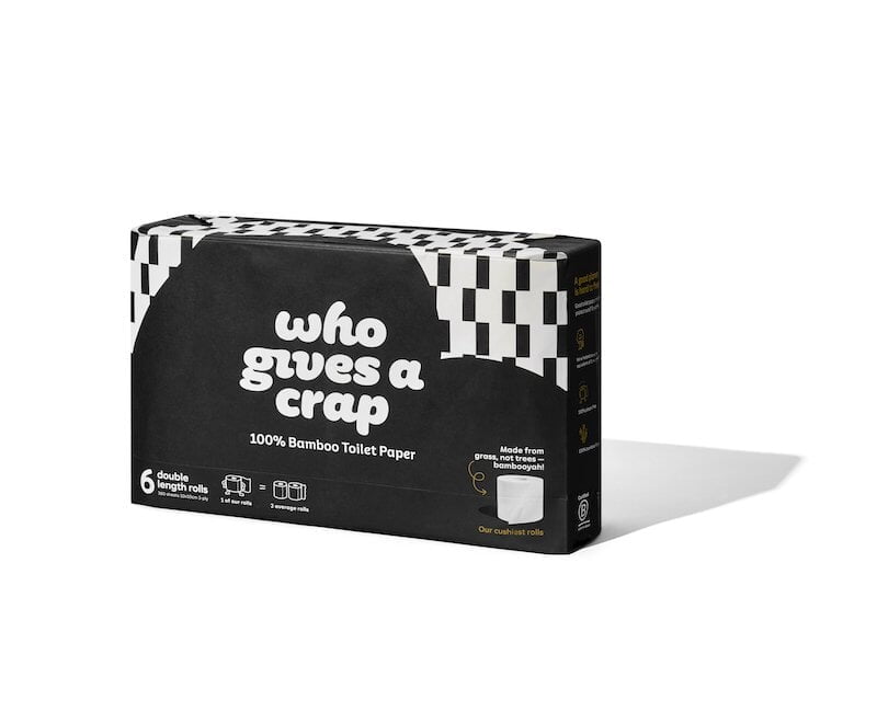 Who Gives A Crap - Bamboo Toilet Paper 6 Pack