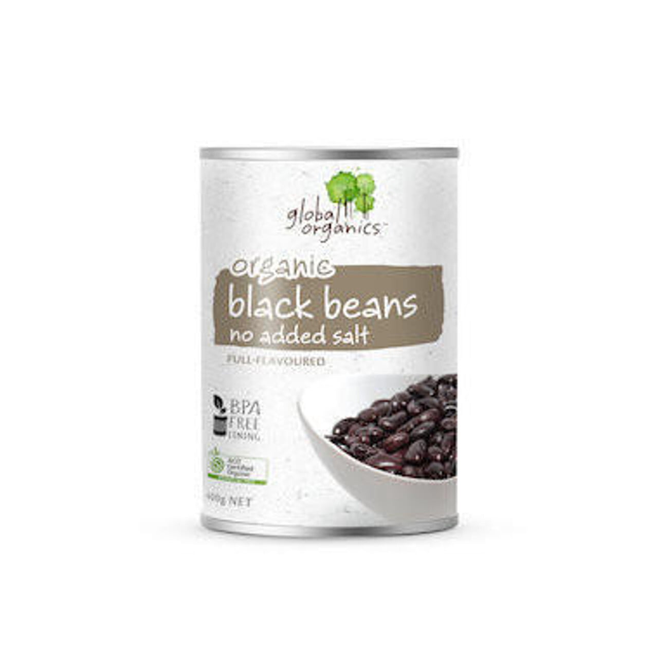 Global Organics - Black Beans 400g