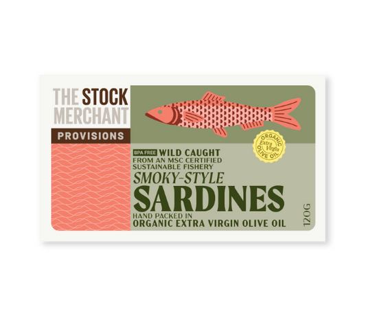 Stock Merchant - Sardines Smoky Style In Olive Oil 120g