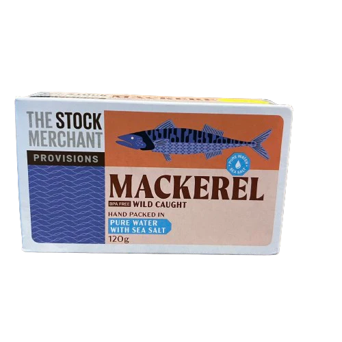 Stock Merchant - Mackerel In Pure Water With Sea Salt 120g